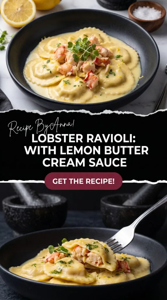Lobster Ravioli with Lemon