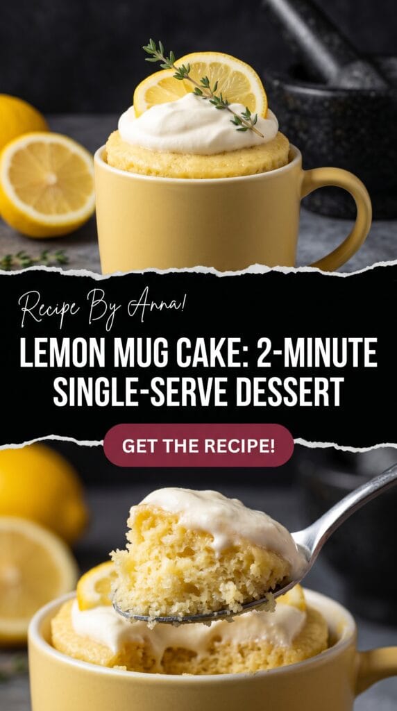 Lemon Mug Cake