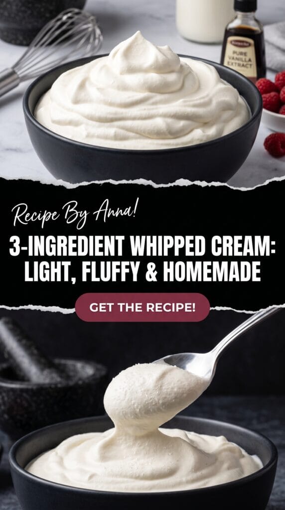 3-Ingredient Whipped Cream