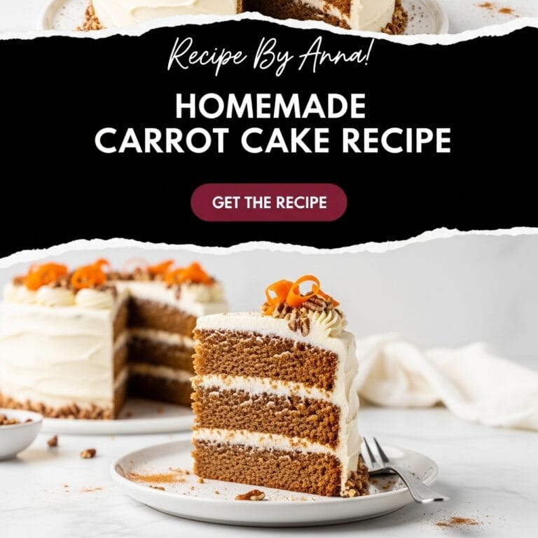 Homemade Carrot Cake Recipe