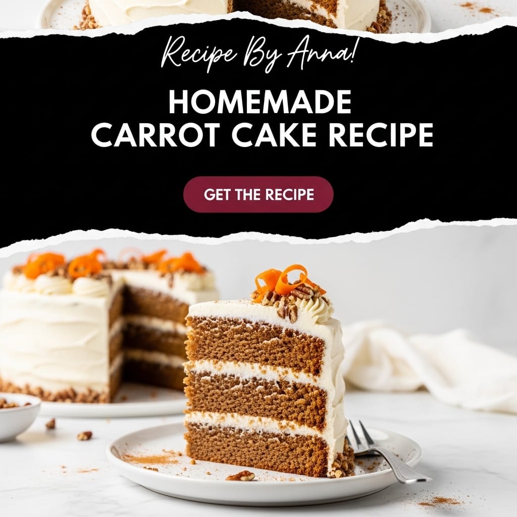Homemade Carrot Cake Recipe