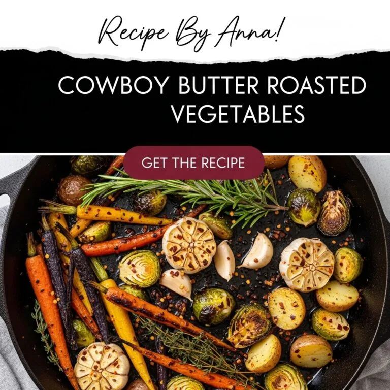 🤠 The Legendary Cowboy Butter Roasted Vegetables: Bold, Garlicky & Addictive Cowboy Butter Roasted Vegetables