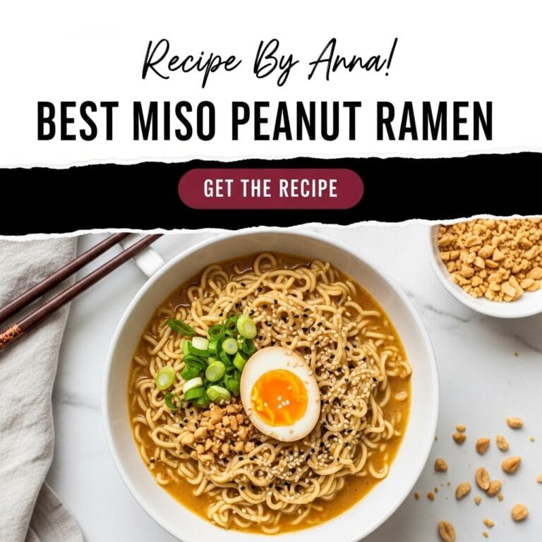 Miso Peanut Ramen