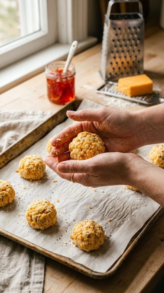 Cheesy Thumbprint Appetizers