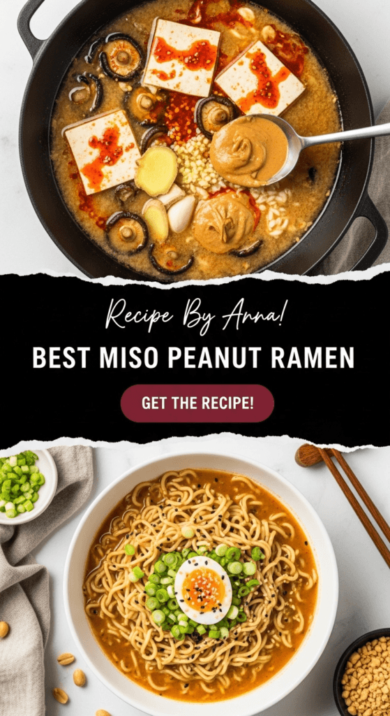 Miso Peanut Ramen Miso Peanut Ramen