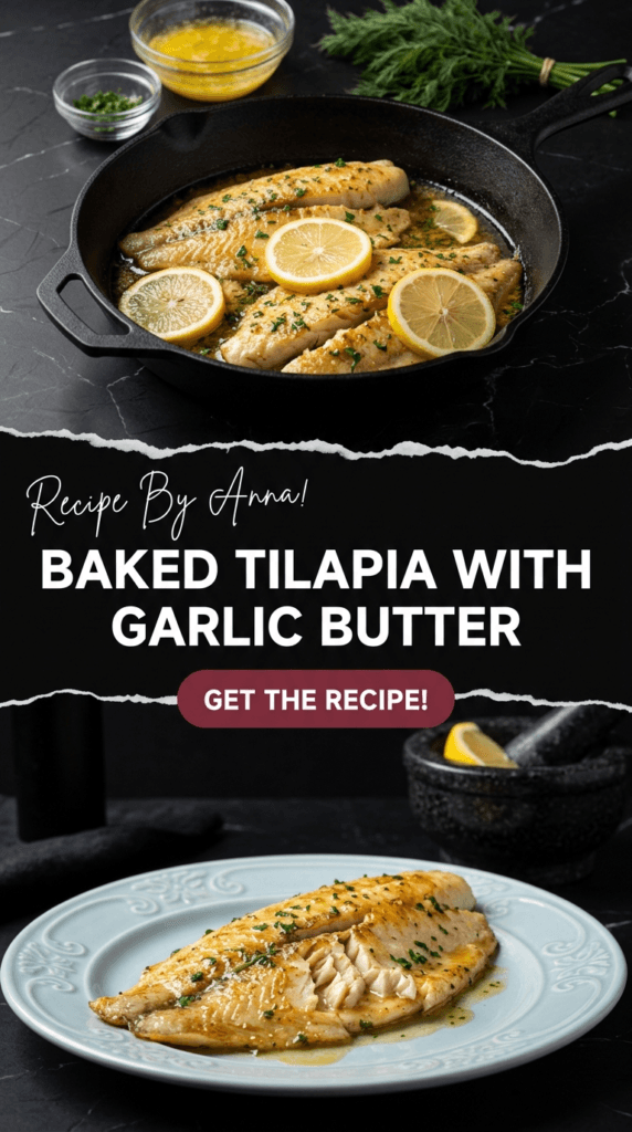 Baked Tilapia with Garlic Butter