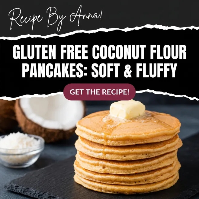 Gluten Free Coconut Flour Pancakes | Fluffy & Low-Carb