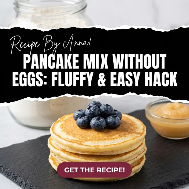 Pancake Mix Without Eggs | Fluffy & Easy Egg-Free Recipe