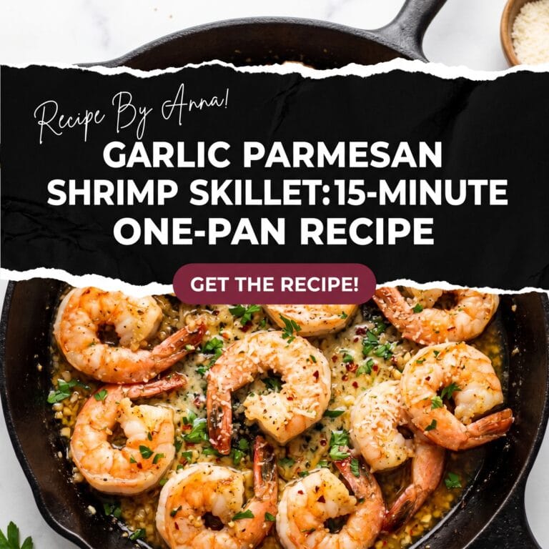 Garlic Parmesan Shrimp Skillet Buttery Steakhouse Garlic Parmesan Shrimp Skillet