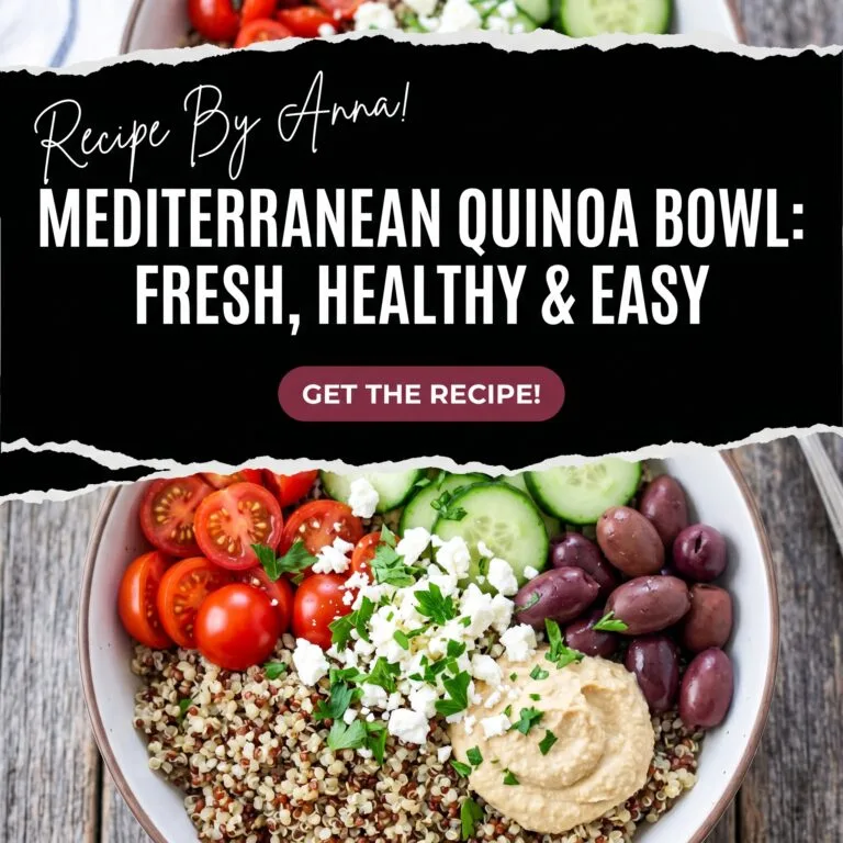 Mediterranean Quinoa Bowl