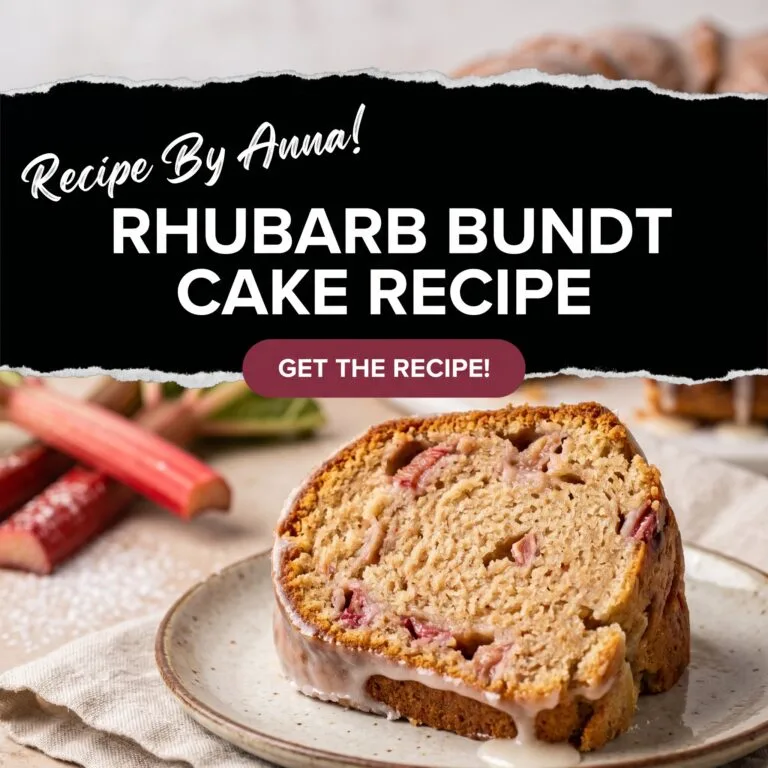 Rhubarb Bundt Cake Recipe