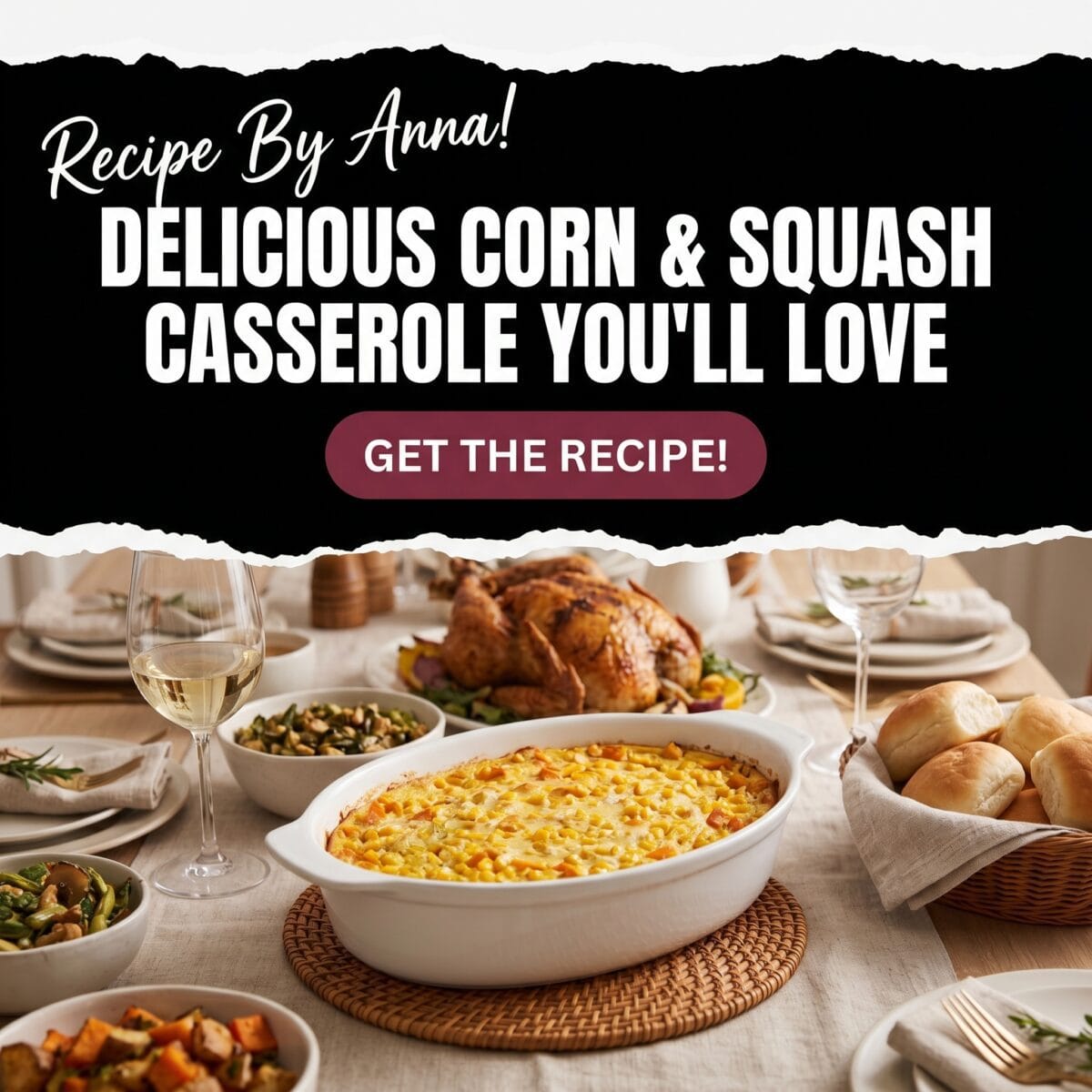 Delicious Corn & Squash Casserole You'll Love