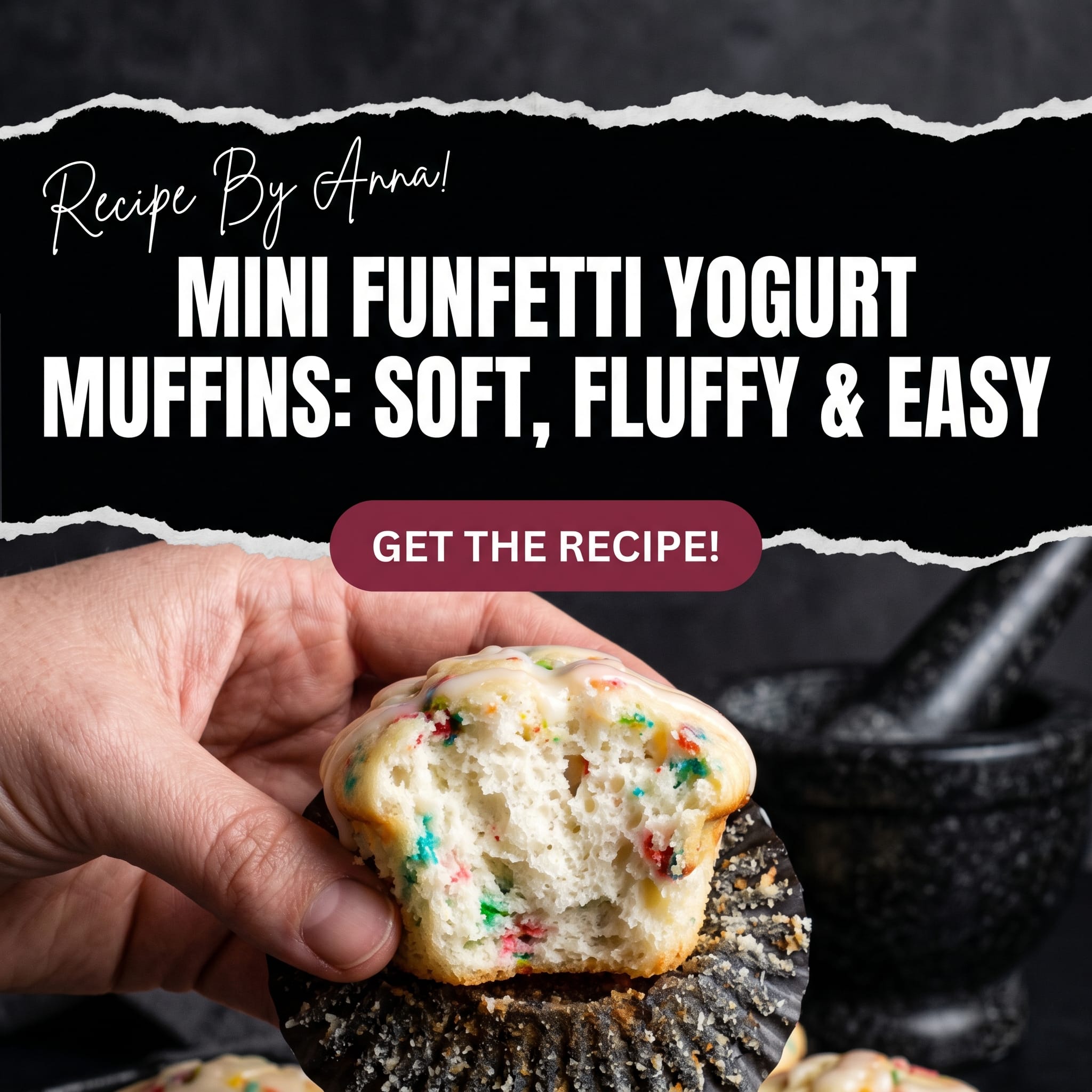 Mini Funfetti Yogurt Muffins