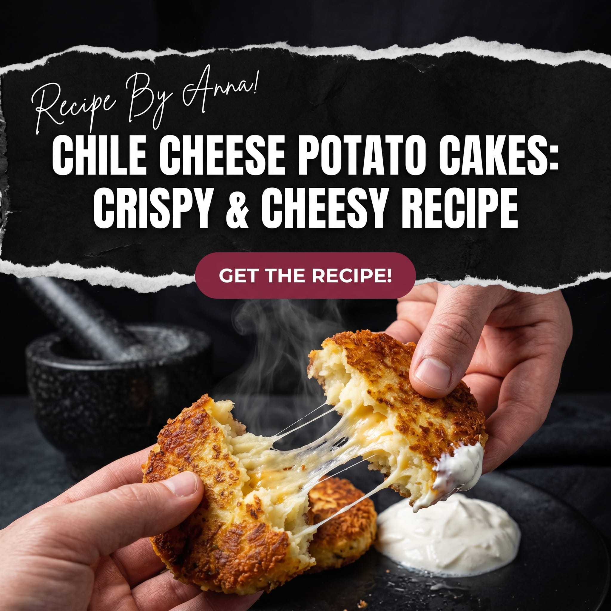 Chile Cheese Potato Cakes
