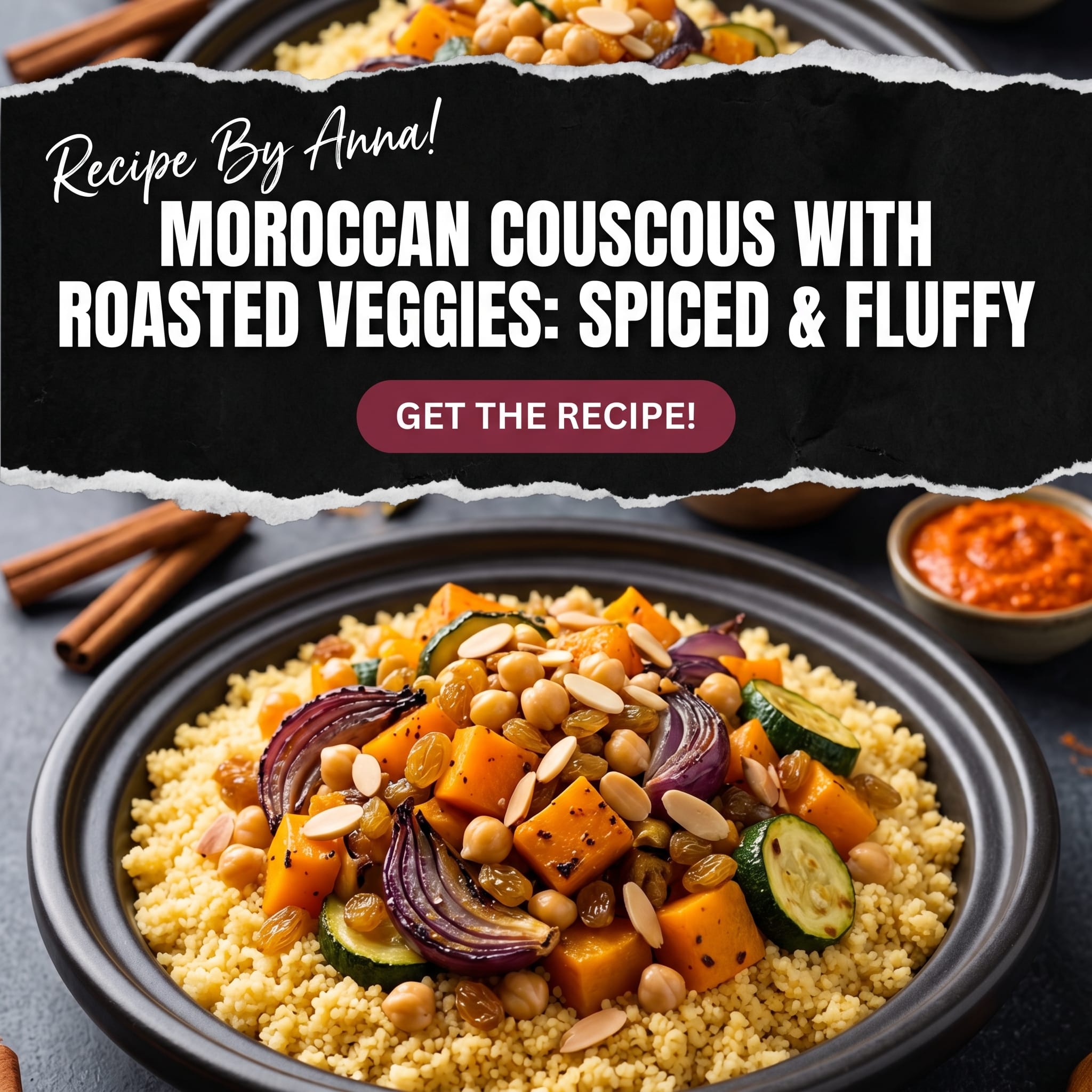 Moroccan Couscous with Roasted Veggies