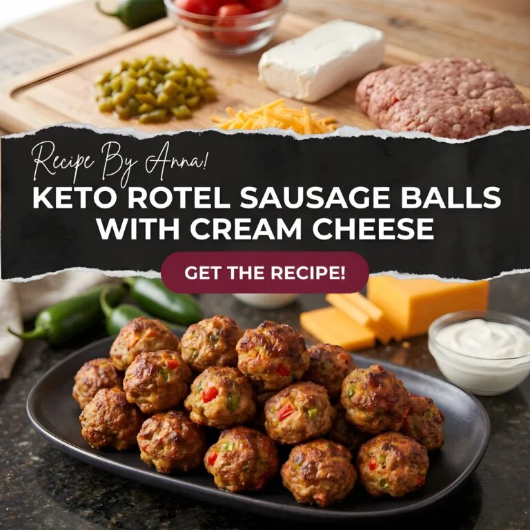 Keto Rotel Sausage Balls