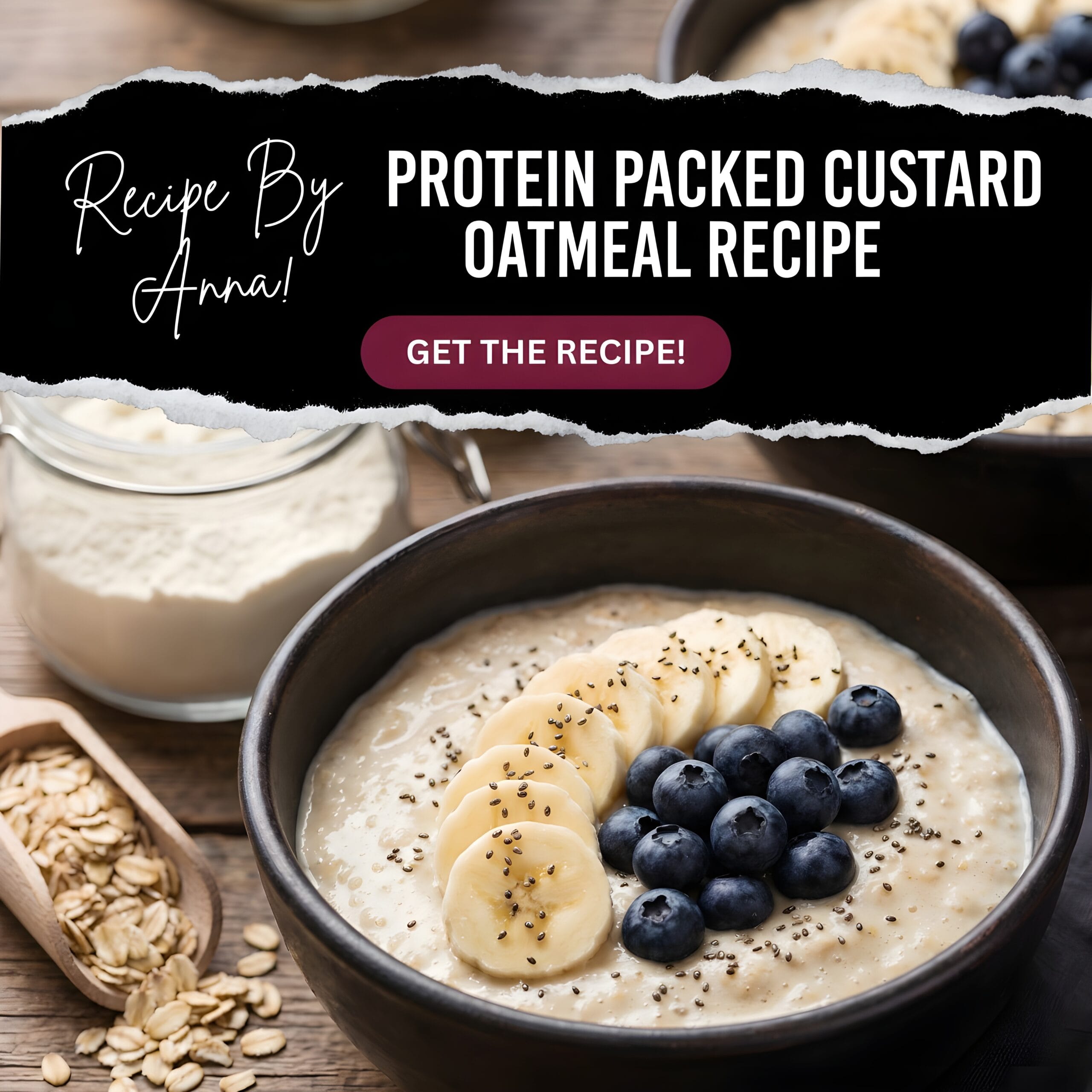 Protein Packed Custard Oatmeal Recipe