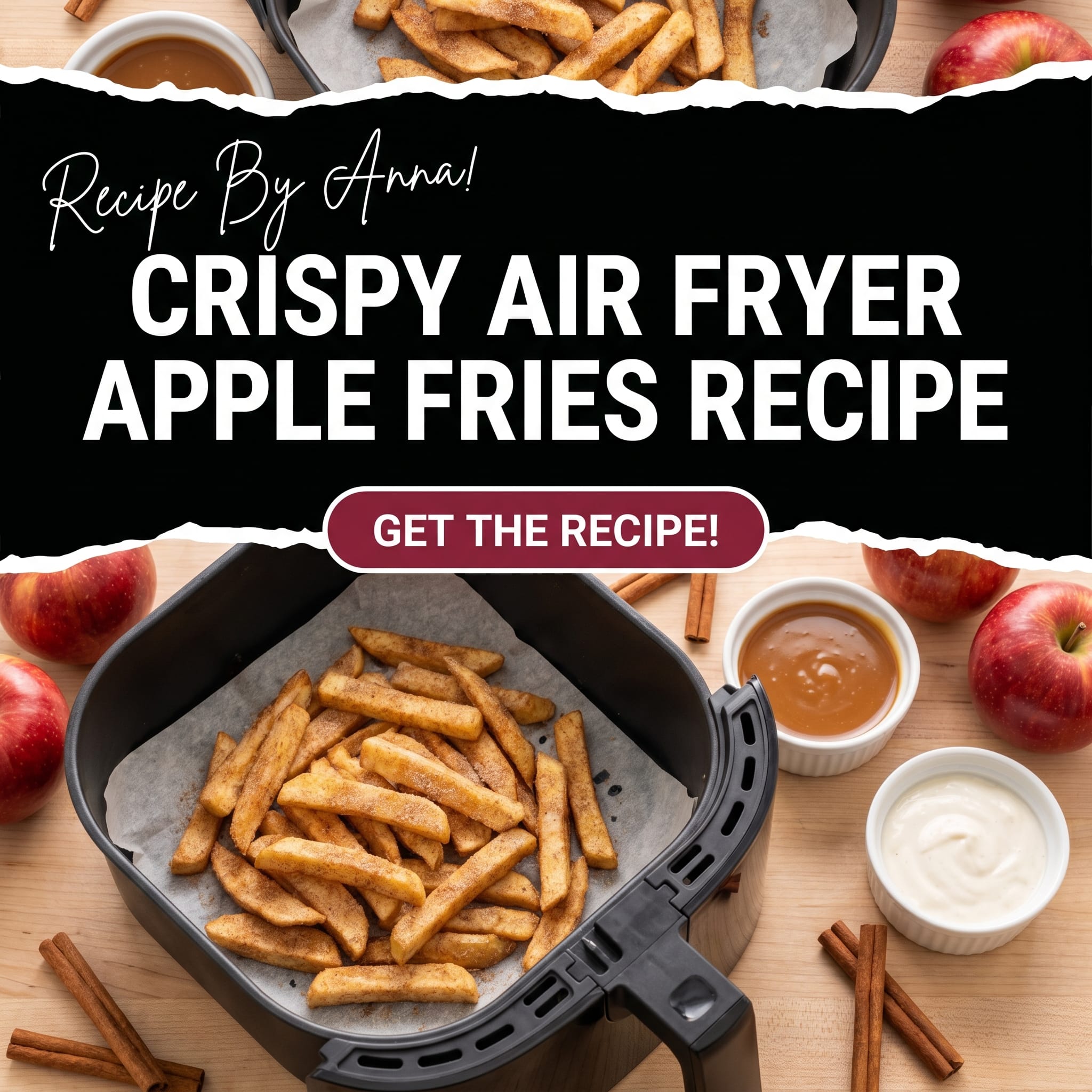 Crispy Air Fryer Apple Fries Recipe