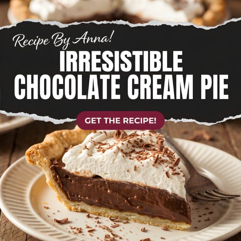 Irresistible Chocolate Cream Pie