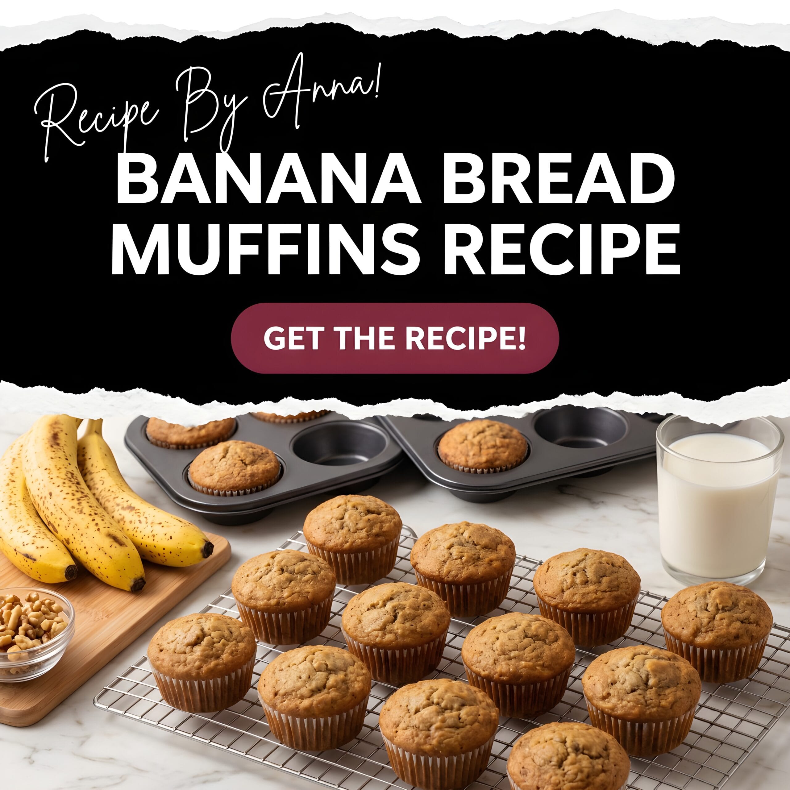 Banana Bread Muffins Recipe