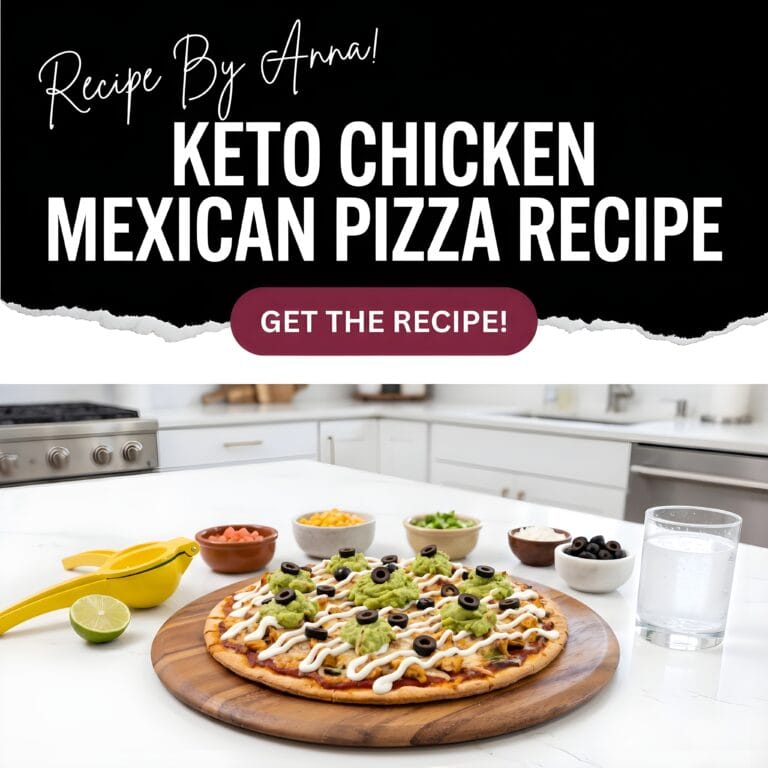 Keto Chicken Mexican Pizza Recipe