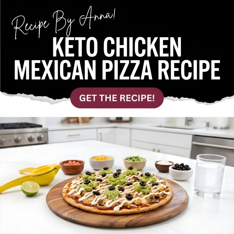 Keto Chicken Mexican Pizza Recipe