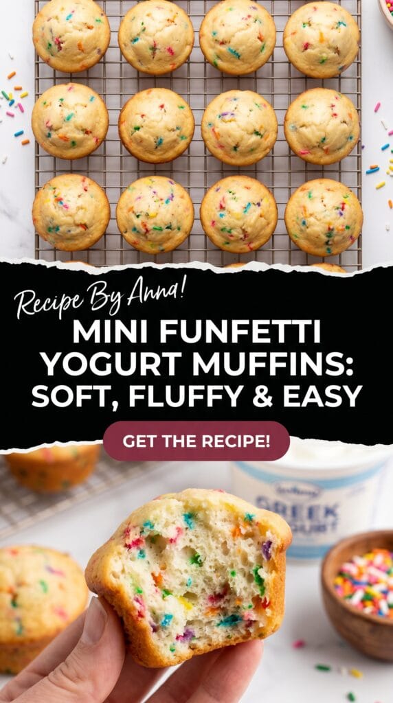 Mini Funfetti Yogurt Muffins Mini Funfetti Yogurt Muffins