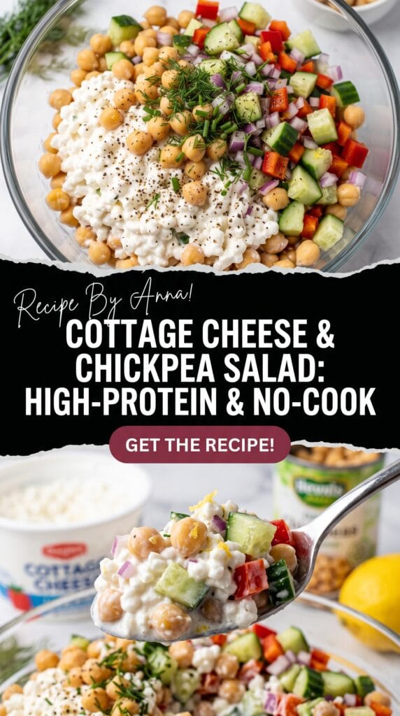 Cottage Cheese and Chickpea Salad