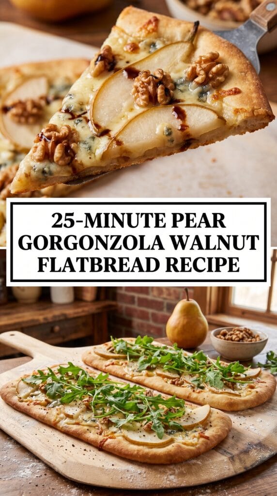 Pear Gorgonzola Walnut Flatbread Pear Gorgonzola Walnut Flatbread