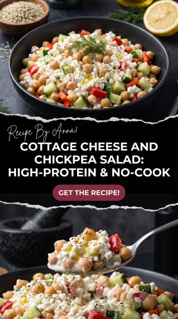 Cottage Cheese and Chickpea Salad