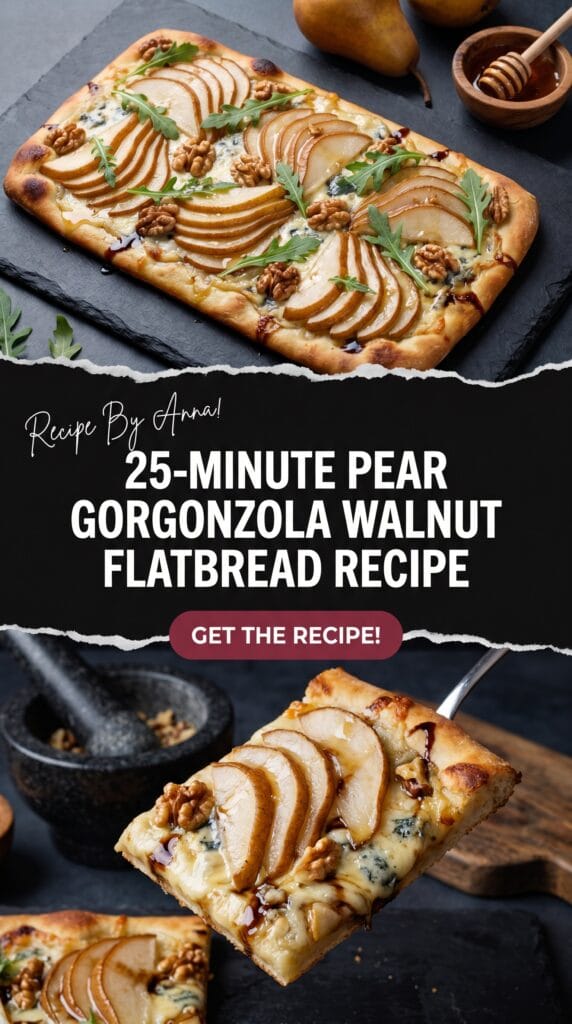 Pear Gorgonzola Walnut Flatbread Pear Gorgonzola Walnut Flatbread