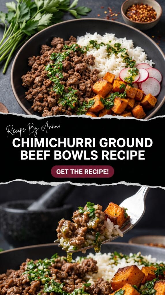 Chimichurri Ground Beef Bowls Chimichurri Ground Beef Bowls