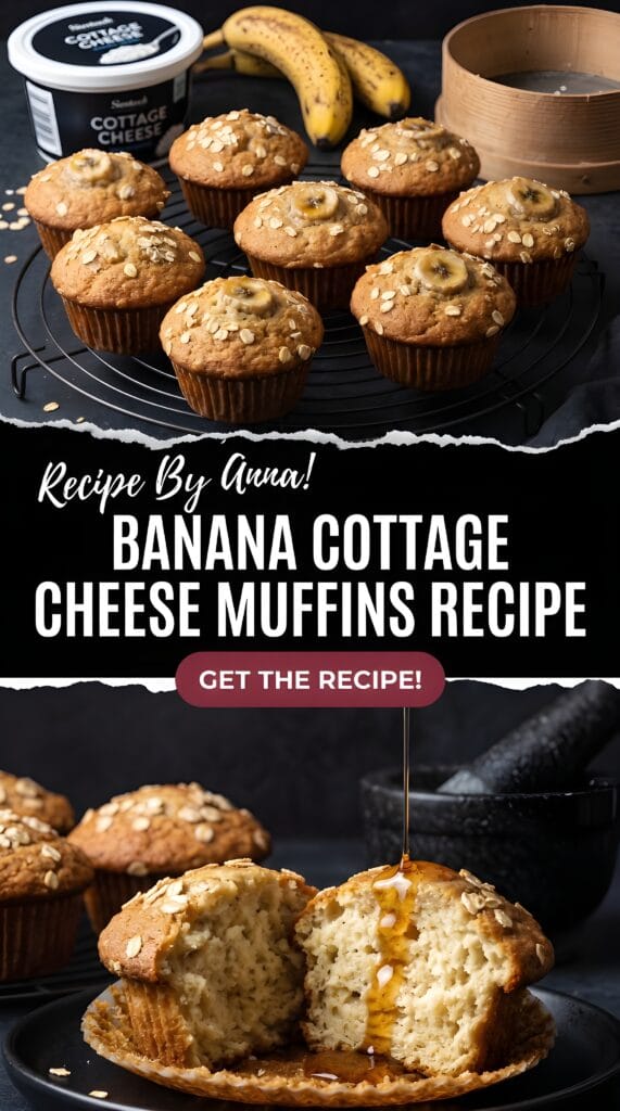 Banana Cottage Cheese Muffins Recipe