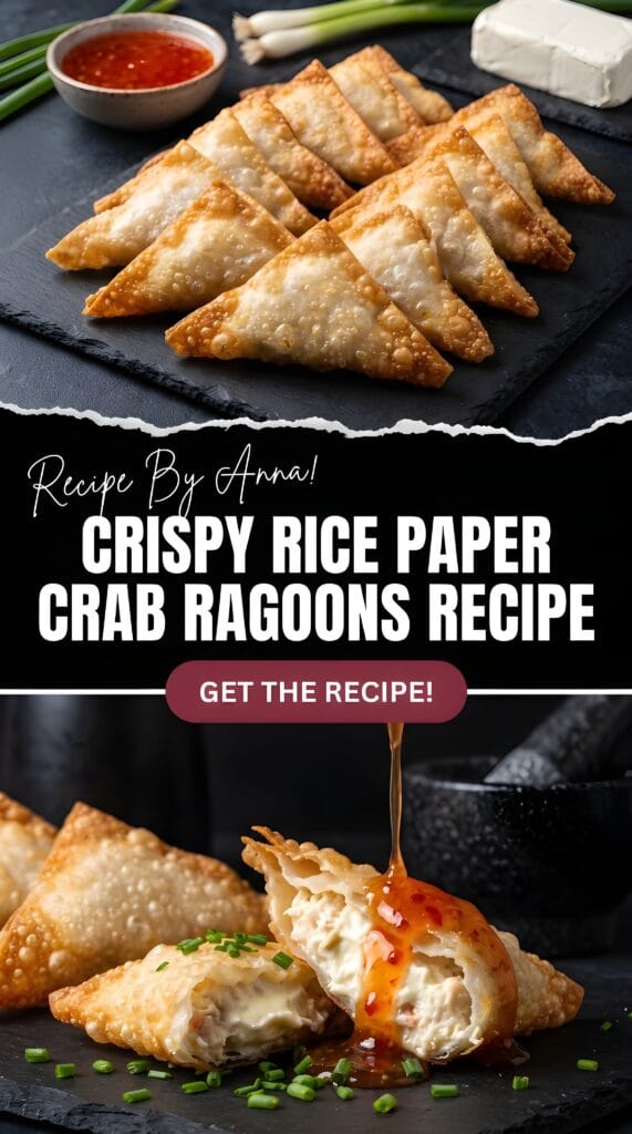 Crispy Rice Paper Crab Ragoons Recipe
