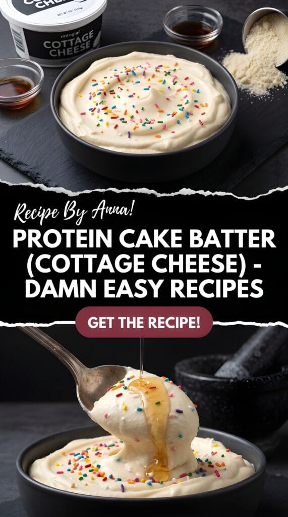 Protein Cake Batter (Cottage Cheese) - Damn Easy Recipes