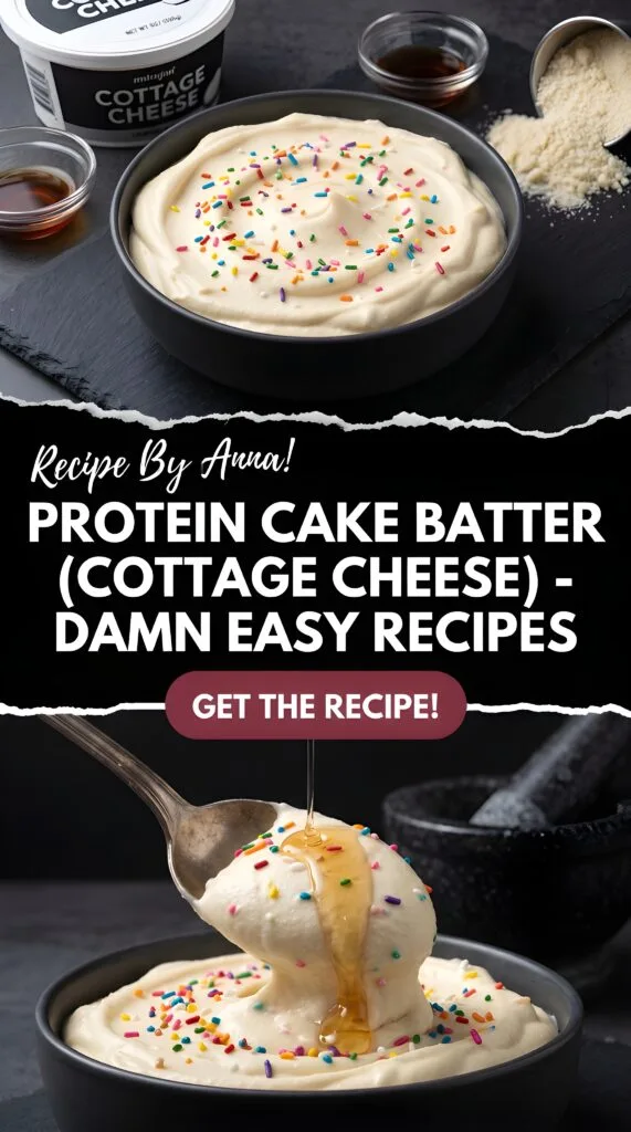 Protein Cake Batter (Cottage Cheese) - Damn Easy Recipes