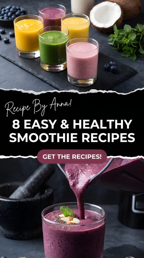 8 Easy & Healthy Smoothie Recipes