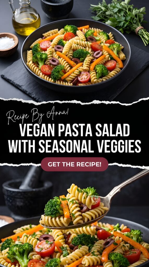 Vegan Pasta Salad with Seasonal Veggies