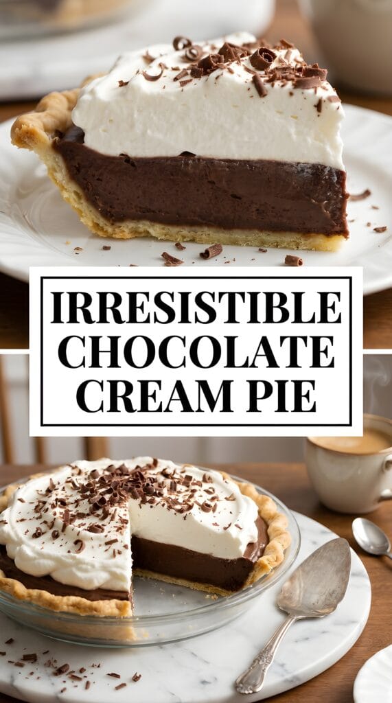 Irresistible Chocolate Cream Pie