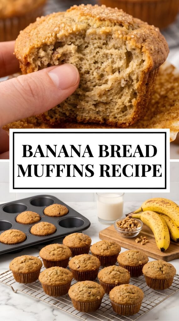 Banana Bread Muffins Recipe