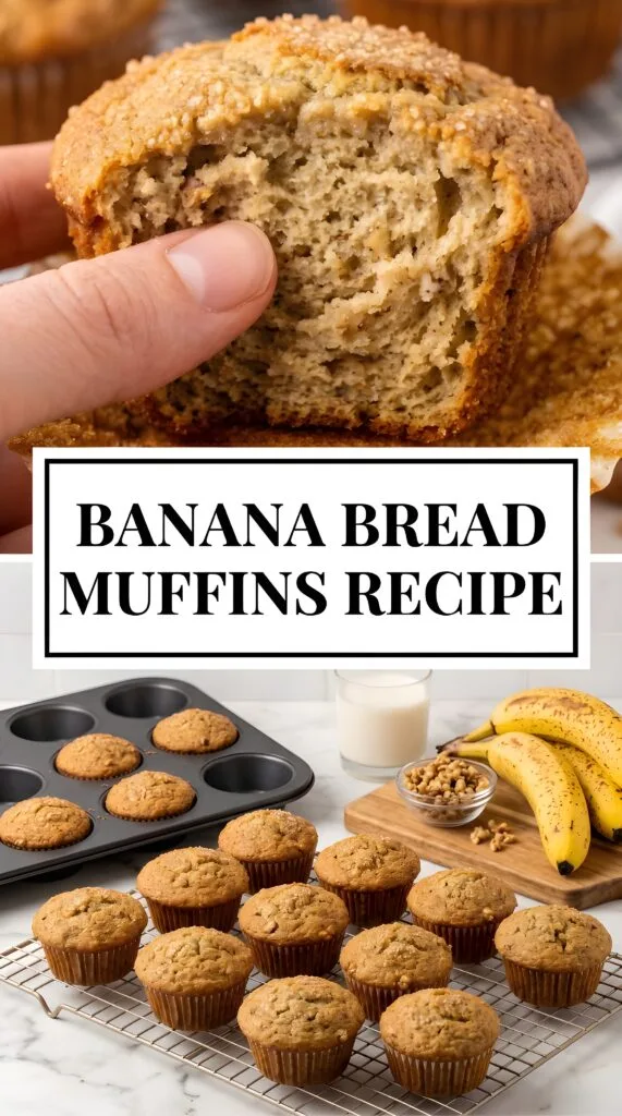Banana Bread Muffins Recipe