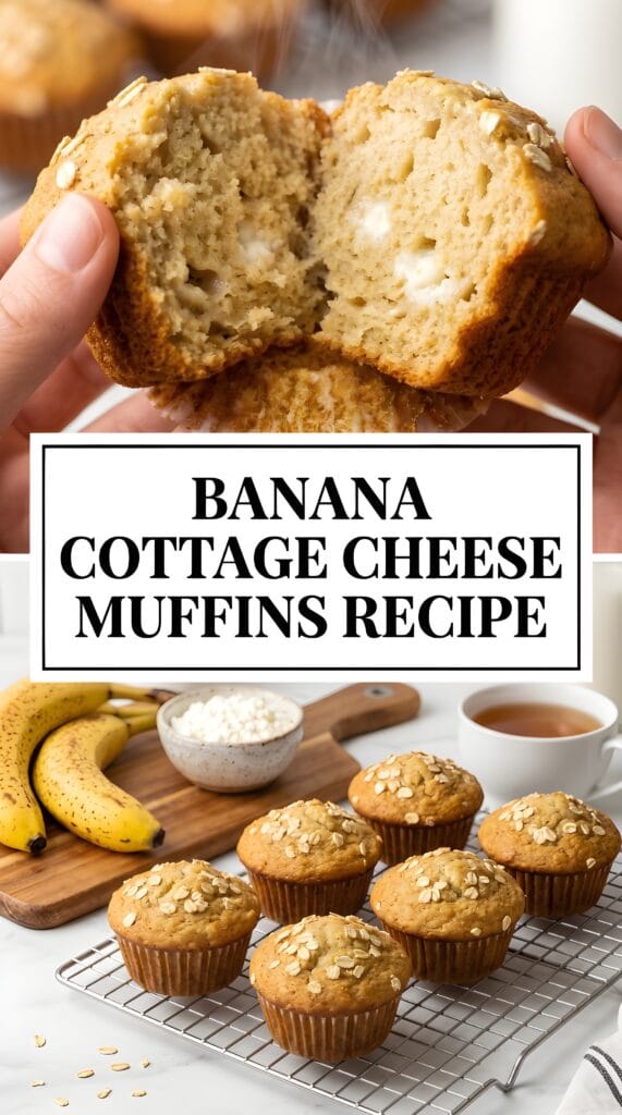 Banana Cottage Cheese Muffins Recipe