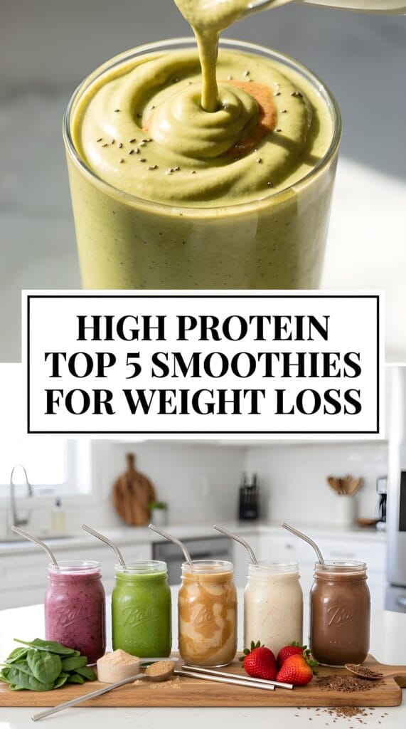 High Protein Top 5 Smoothies for Weight Loss