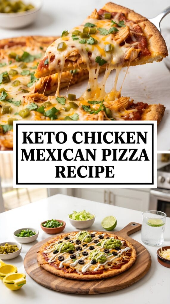 Keto Chicken Mexican Pizza Recipe