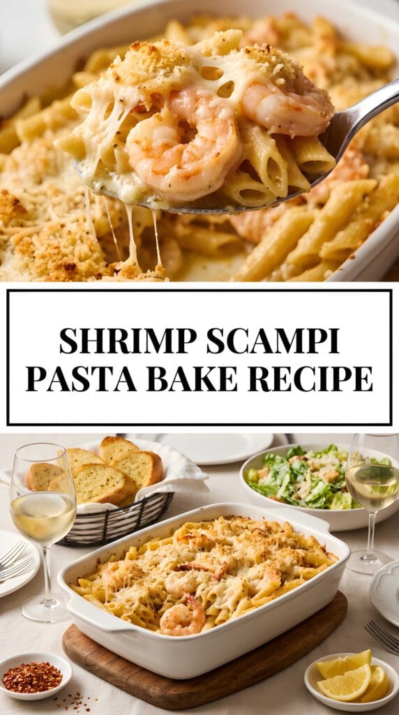 Shrimp Scampi Pasta Bake Recipe