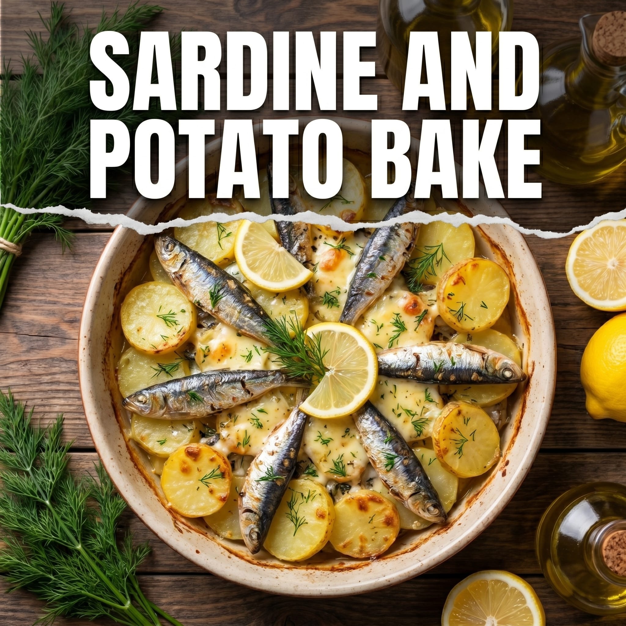 Sardine and Potato Bake