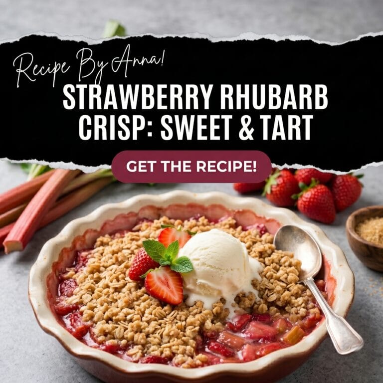 Strawberry Rhubarb Crisp Recipe