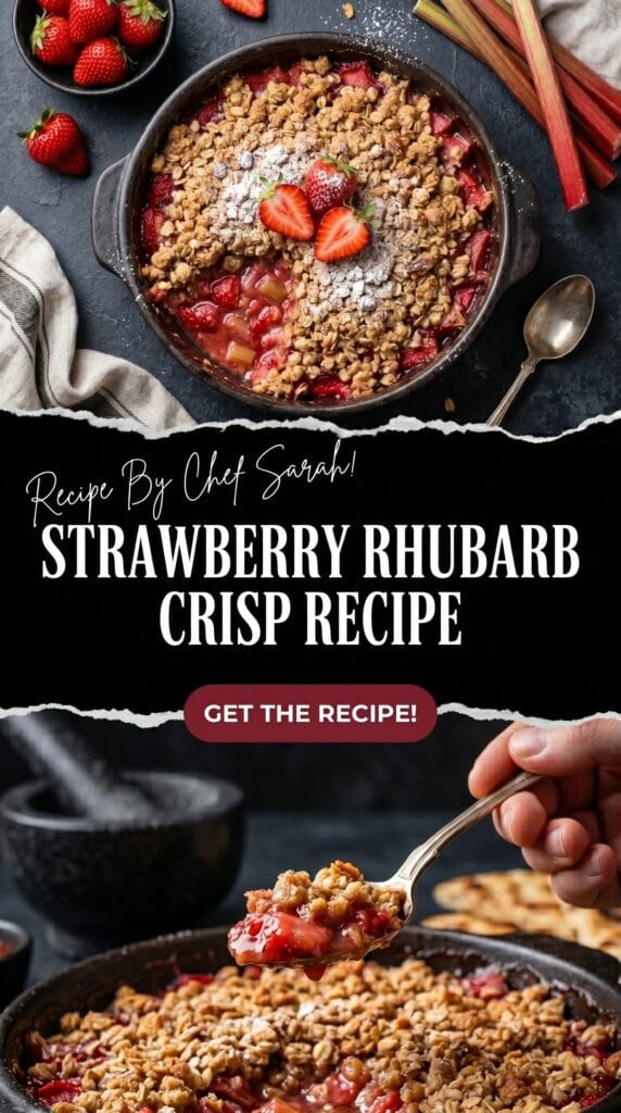 Strawberry Rhubarb Crisp Recipe