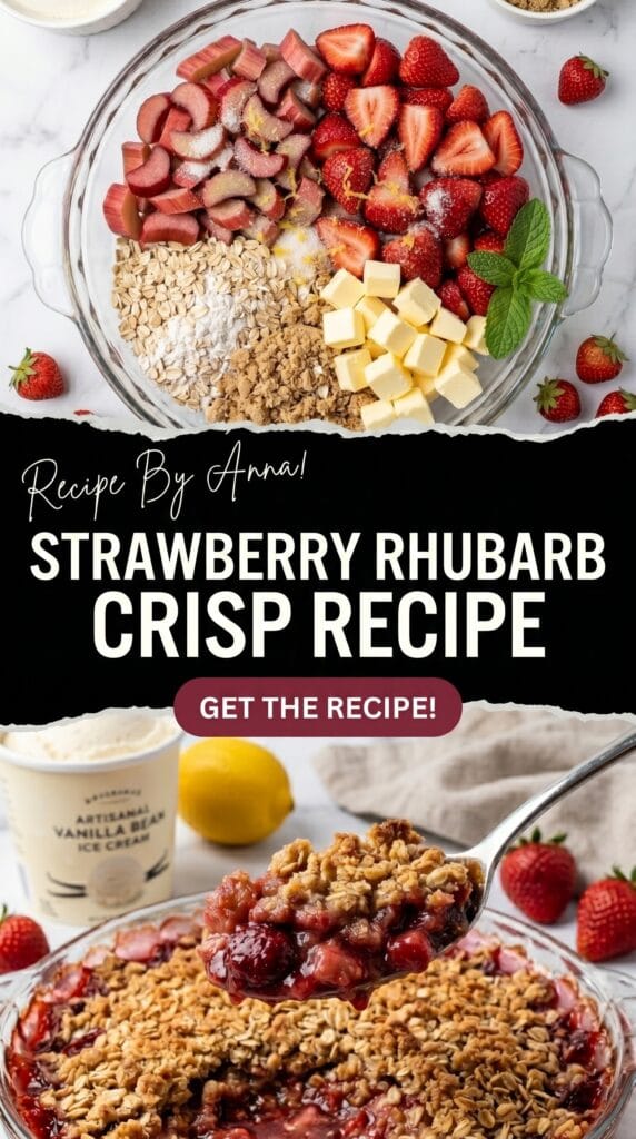 Strawberry Rhubarb Crisp Recipe