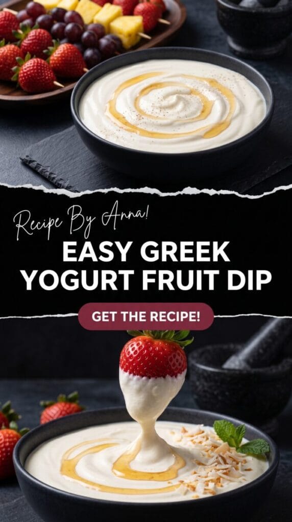 Easy Greek Yogurt Fruit Dip